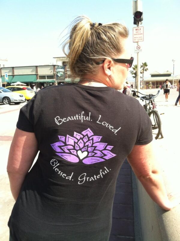Beauktiful.Loved.Blessed.Grateful. Lotus Flower